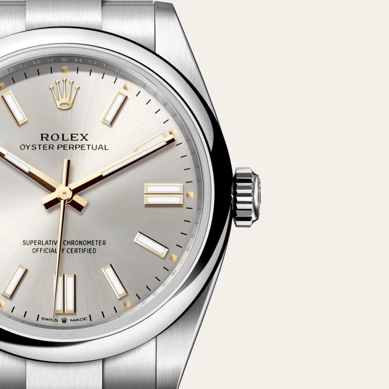 ROLEX シルバーメタルキーホルダー Rolex Oyster Perpetual 41 Oystersteel, M134300-0001