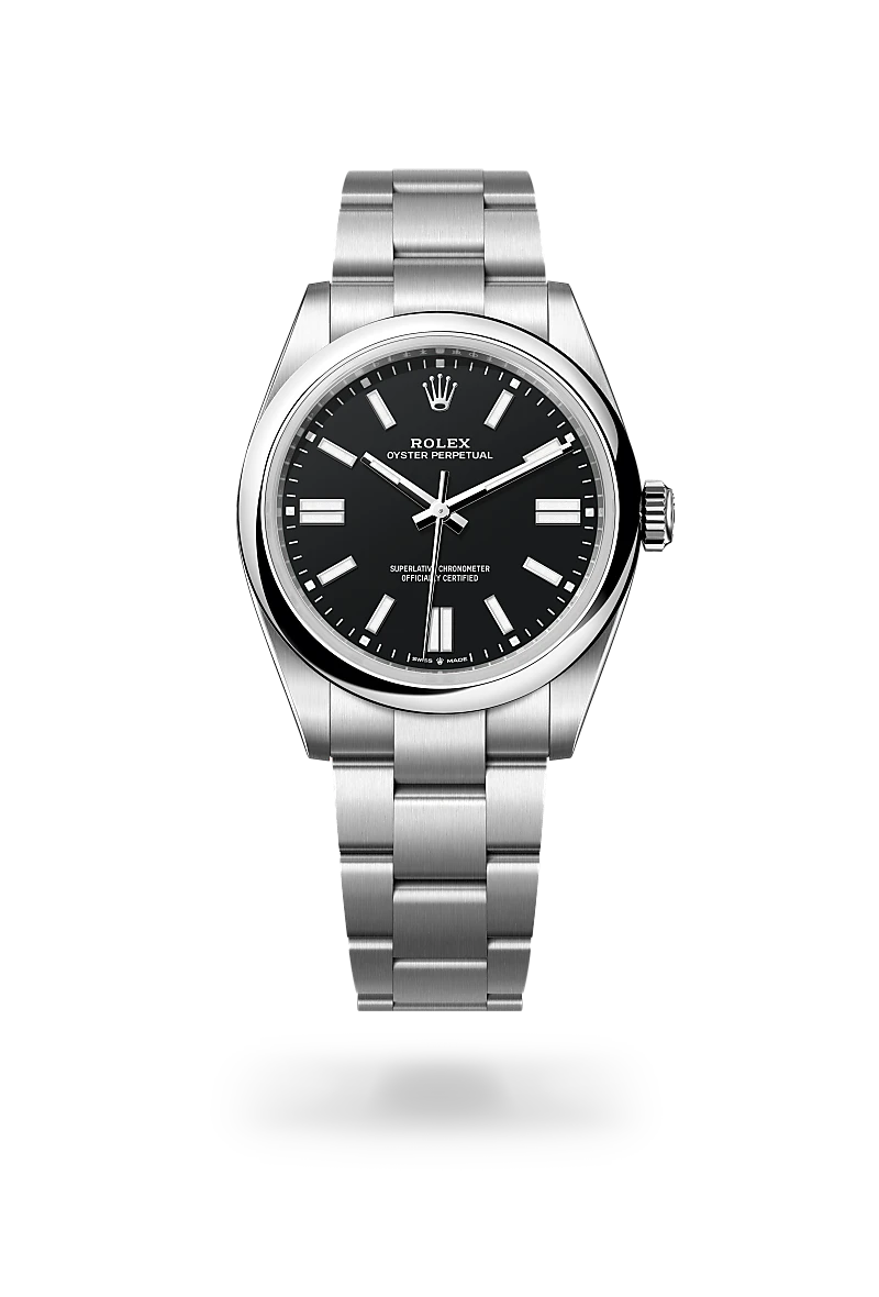 rolex Oyster Perpetual in Oystersteel, M134300-0008 - Underwood Jewelers