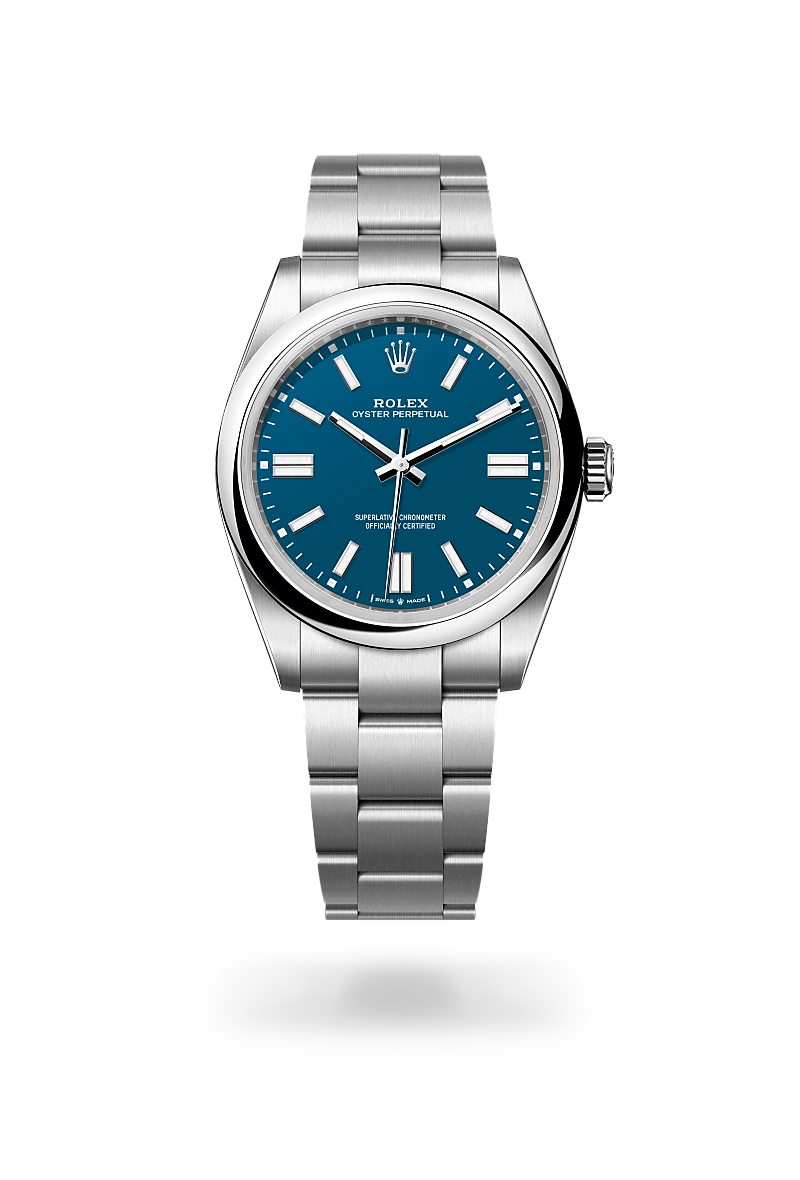 rolex Oyster Perpetual in Oystersteel, M134300-0009 - Underwood Jewelers