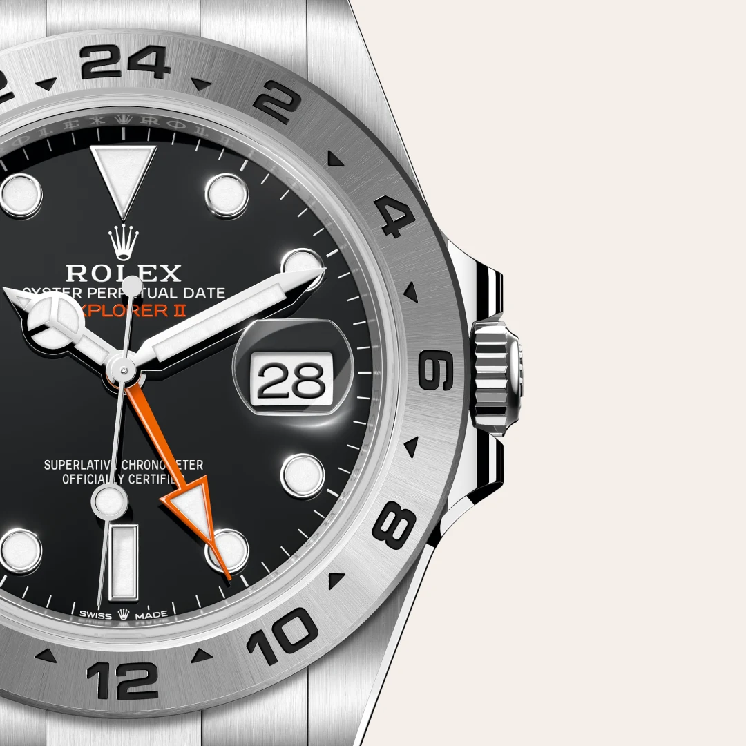 rolex Explorer II in Oystersteel, M226570-0002 - Underwood Jewelers