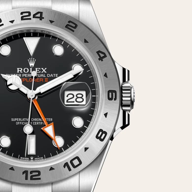 rolex Explorer II in Oystersteel, M226570-0002 - Underwood Jewelers