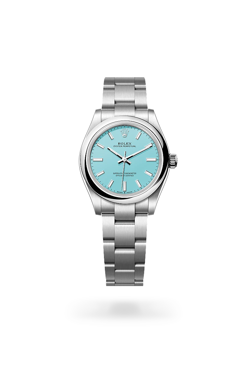 rolex Oyster Perpetual in Oystersteel, M277200-0007 - Underwood Jewelers