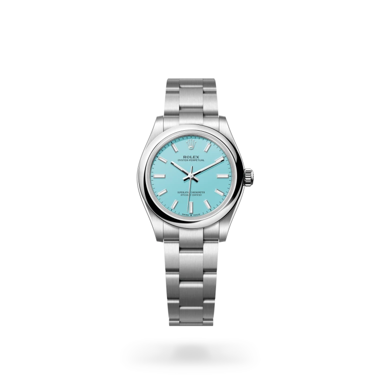 rolex Oyster Perpetual in Oystersteel, M277200-0007 - Underwood Jewelers