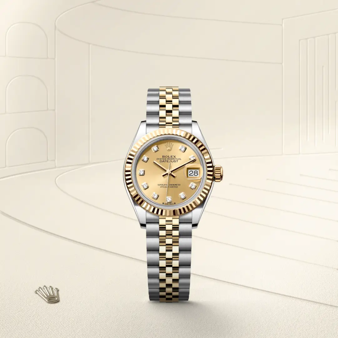 rolex Lady-Datejust in Yellow Rolesor - combination of Oystersteel and yellow gold, M279173-0011 - Underwood Jewelers