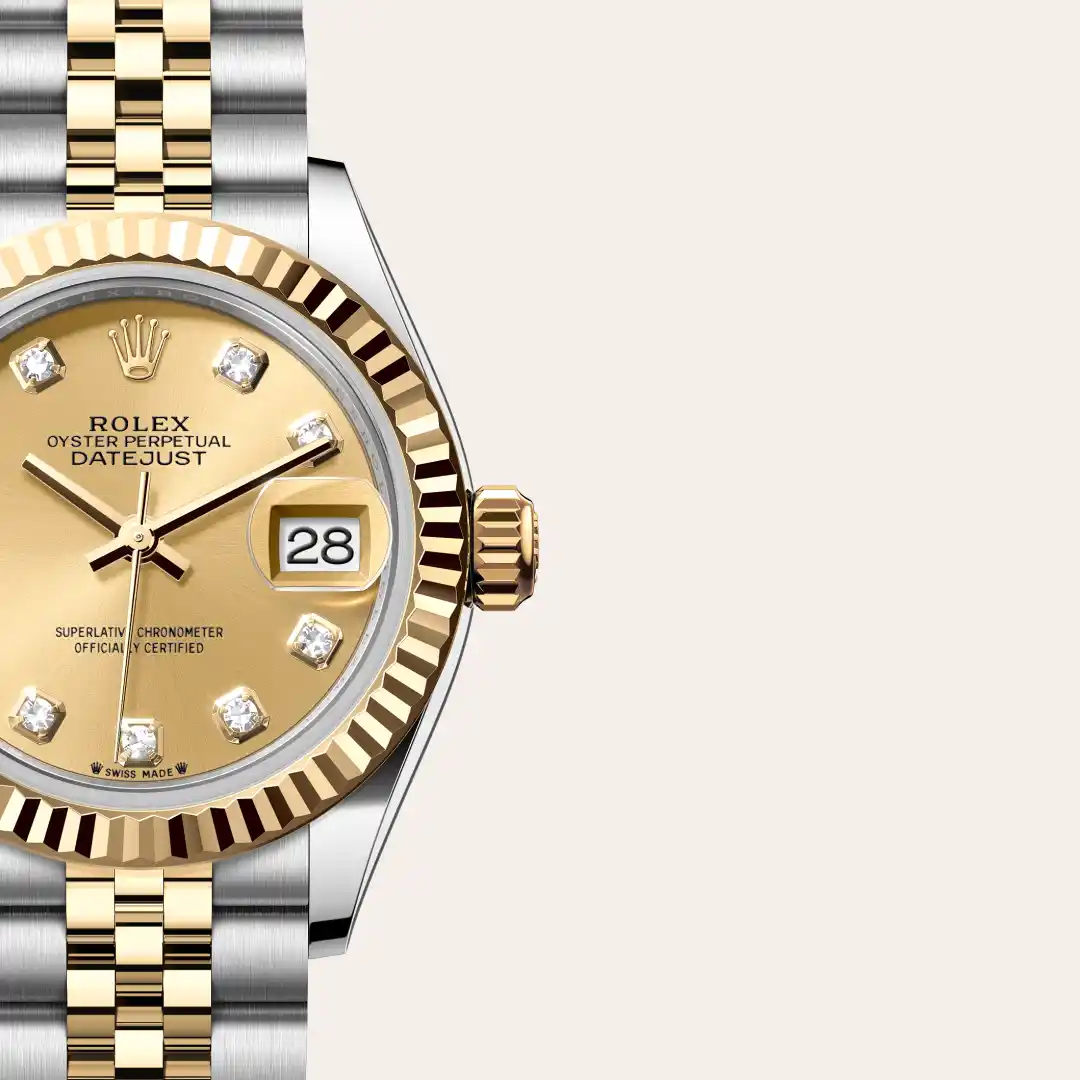 rolex Lady-Datejust in Yellow Rolesor - combination of Oystersteel and yellow gold, M279173-0011 - Underwood Jewelers