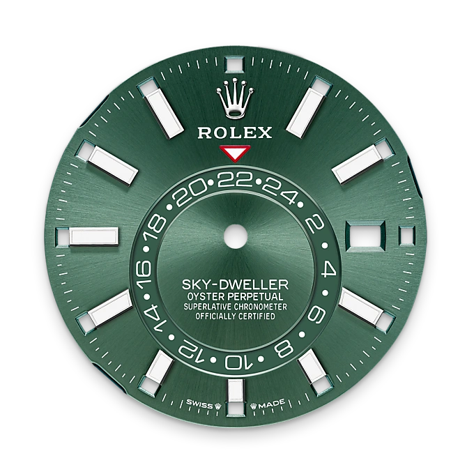 rolex Sky-Dweller in White Rolesor - combination of Oystersteel and white gold, M336934-0002 - Underwood Jewelers