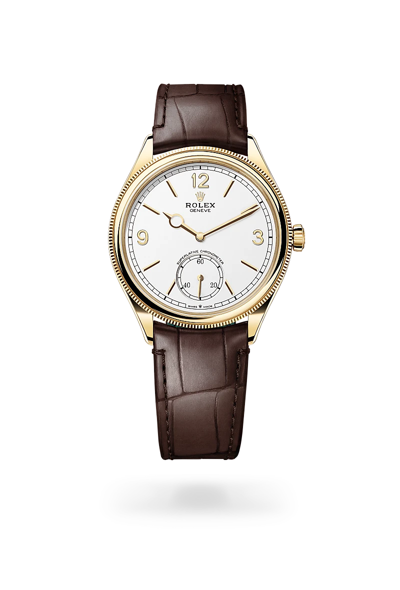 rolex 1908 in 18 ct yellow gold, M52508-0006 - Underwood Jewelers