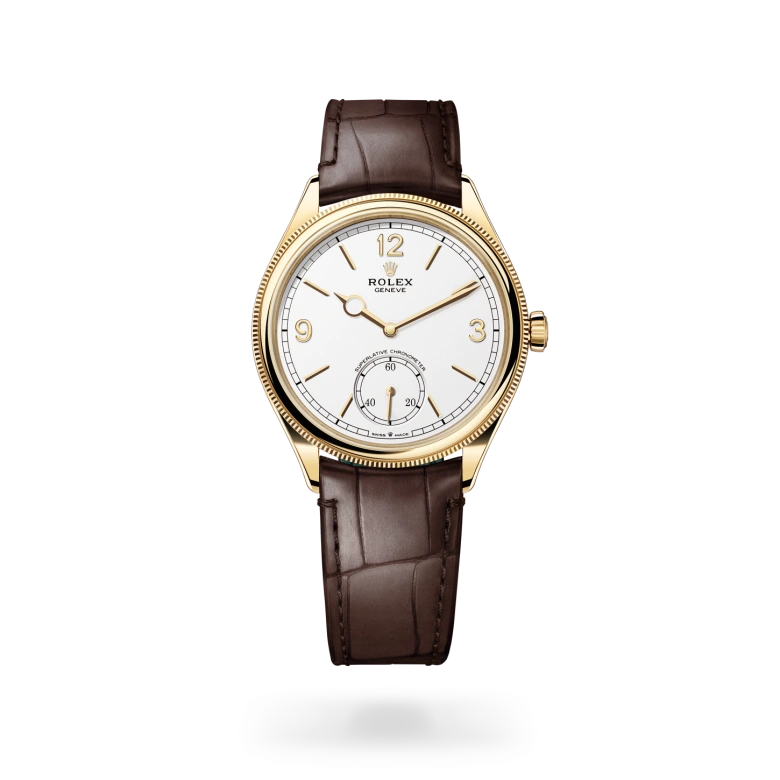 rolex 1908 in 18 ct yellow gold, M52508-0006 - Underwood Jewelers