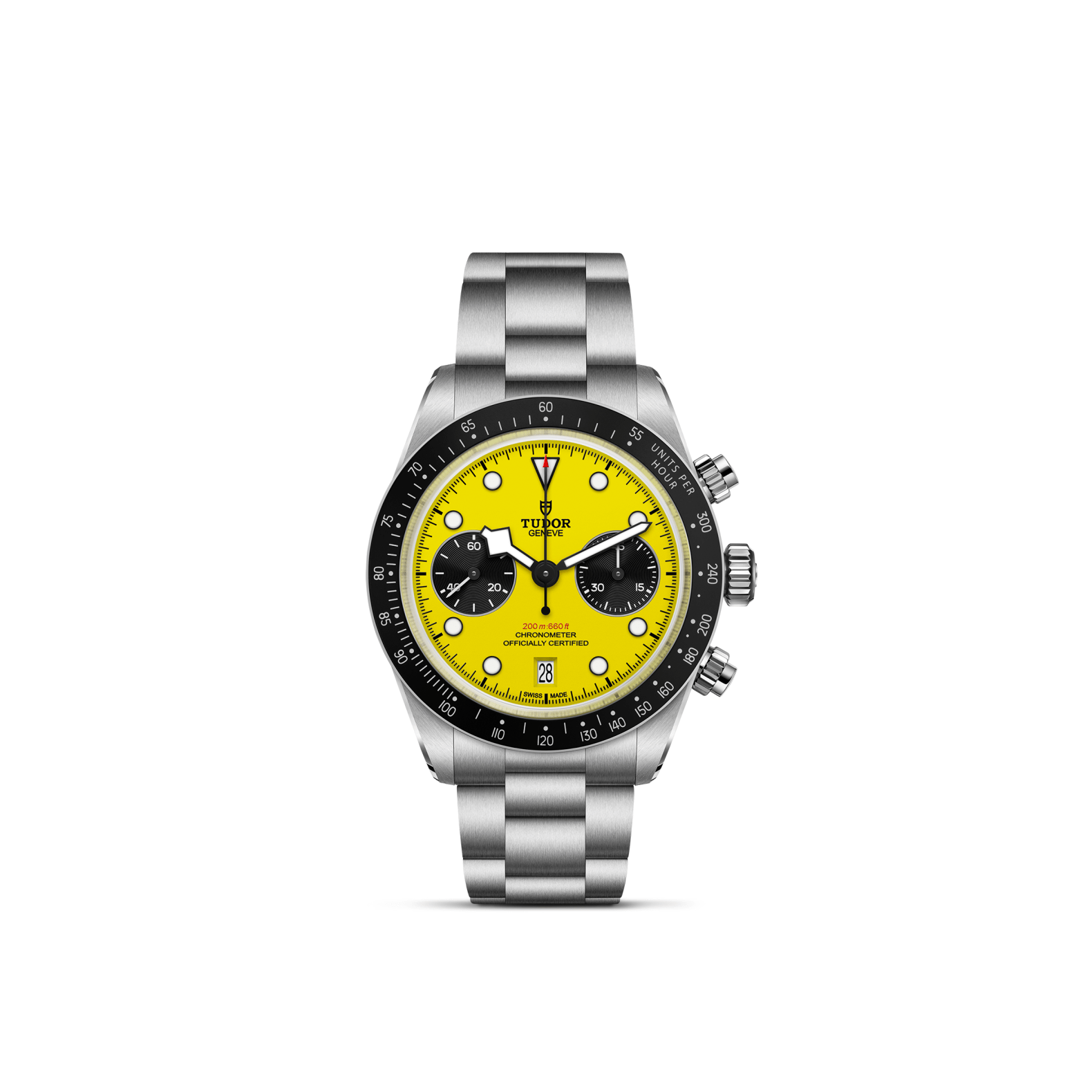 Black Bay Chrono 39 39mm stainless steel case with polished and satin finishes - M79310N-0001 at Underwood Jewelers