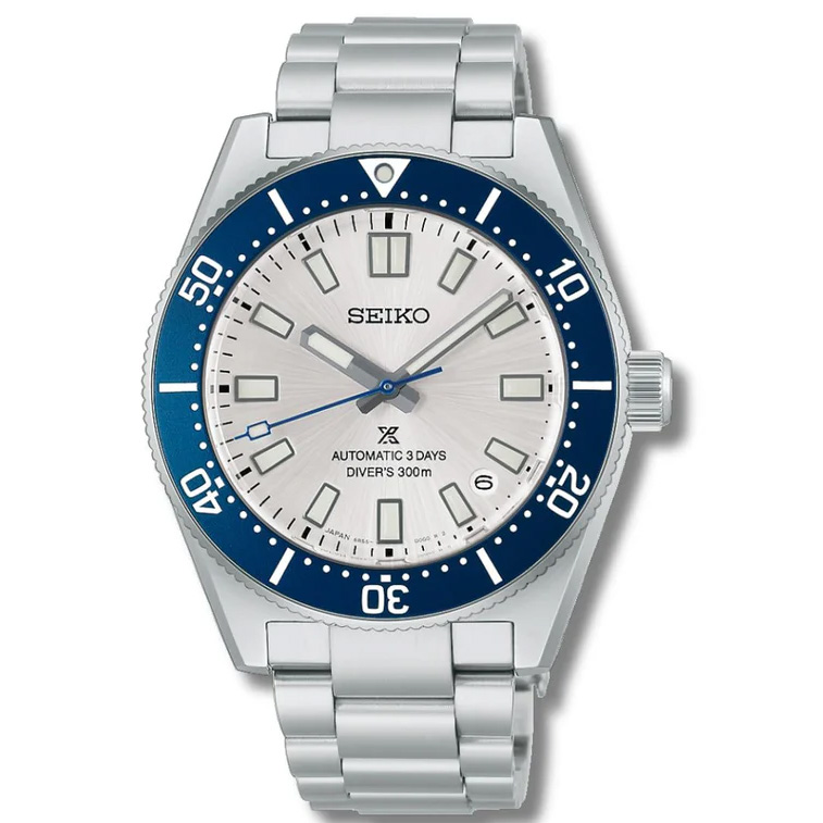 Seiko Silver and Blue Modern Analog Watch Amazon.com: SEIKO Men main image 2