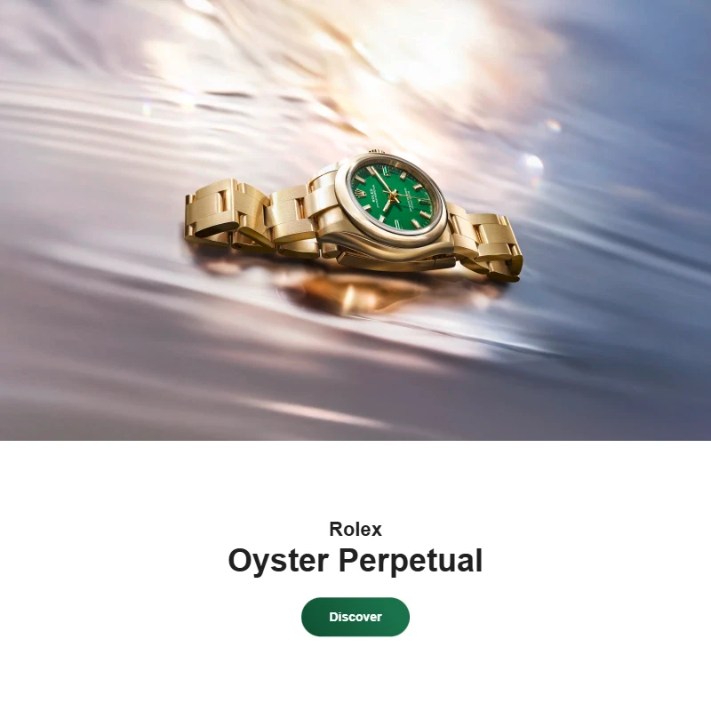 rolex oyster perpetual watches - underwood jewelers