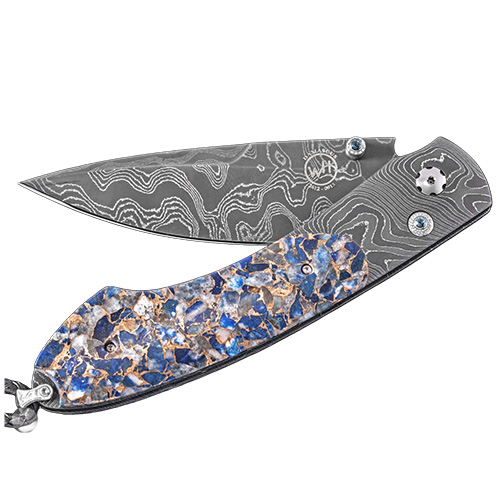 Spearpoint 'Blue Twist' Folding Knife